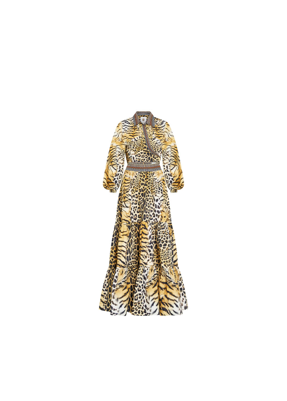Camilla - Tiered Skirt & Wrap Top | Size L