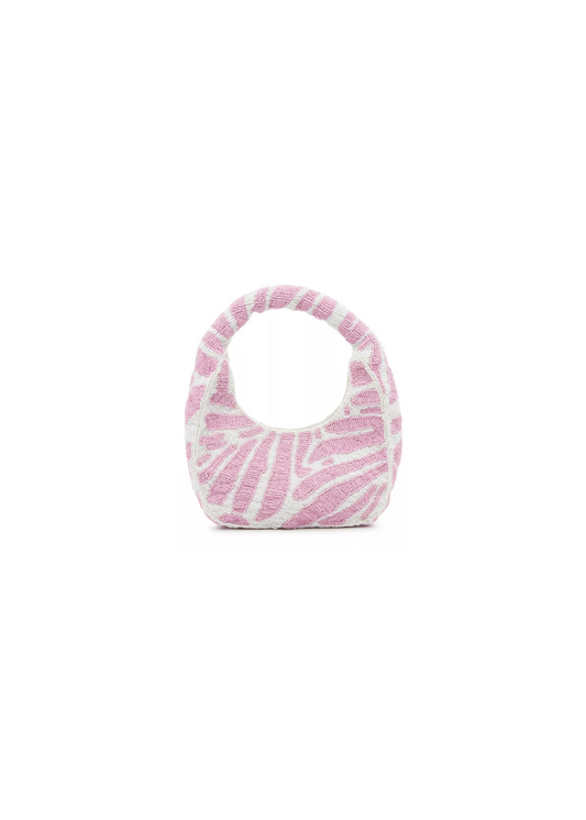 Cleo Beaded Bag — Pink