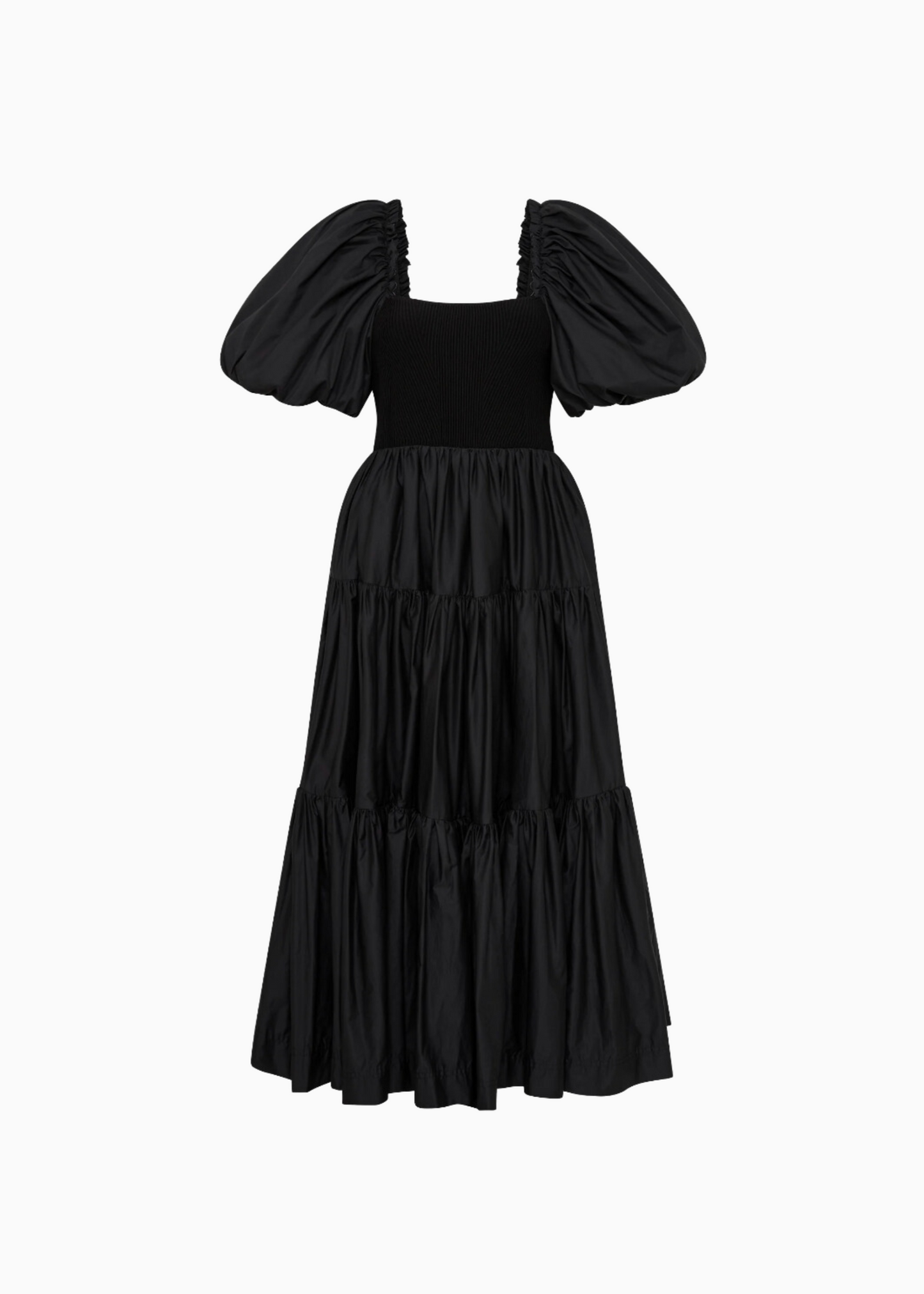 Aje - Casa Puff Sleeve Midi Dress  | Size 12